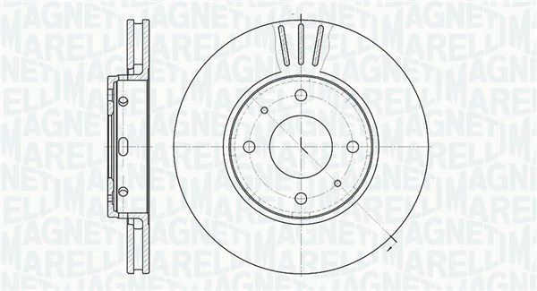 MAGNETI MARELLI Bremžu diski 361302040290